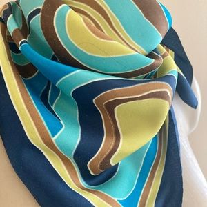 RETRO swirling vintage scarf
